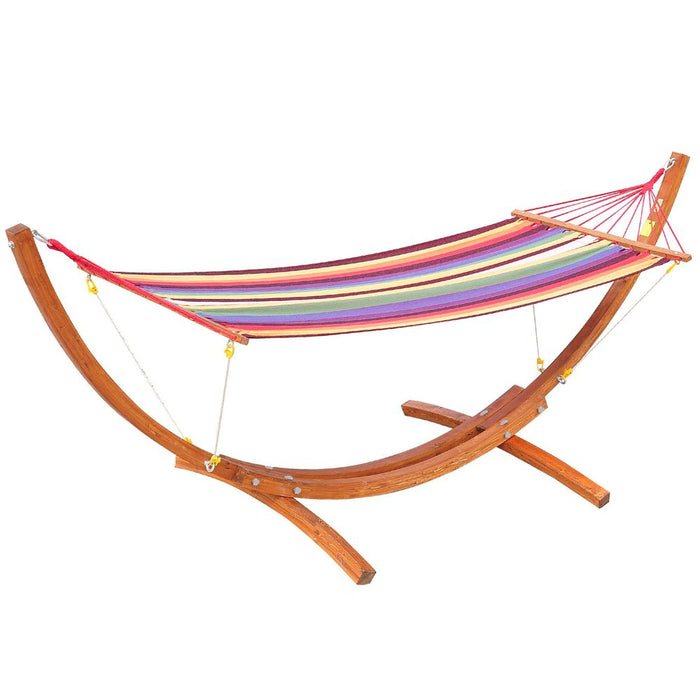 Deluxe Wooden Hammock - Start Enjoying the Outdoors