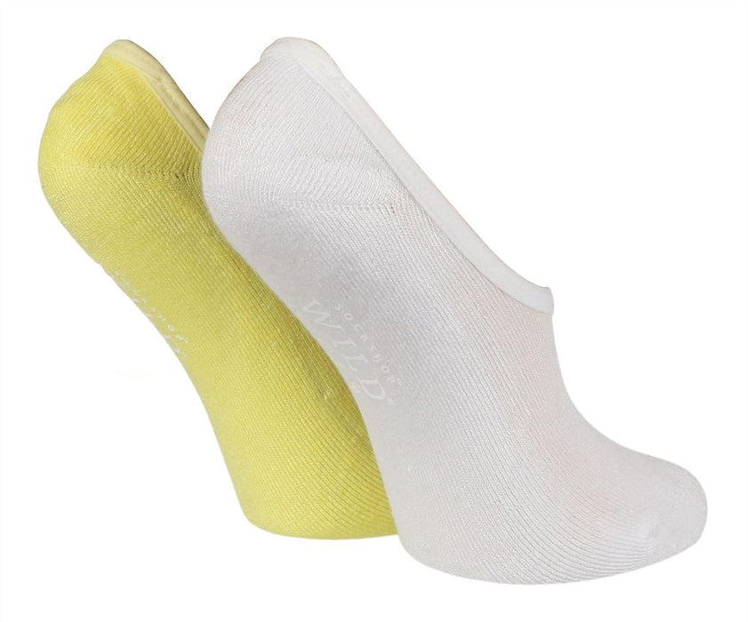 Wildfeet - Ladies 2pk Cushioned Ped Socks