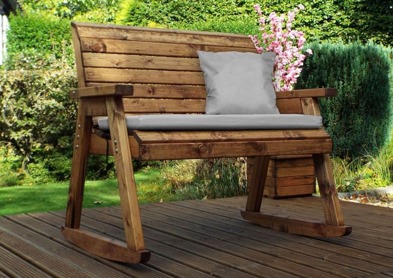 Premium English Two Seater Rocker Bench
