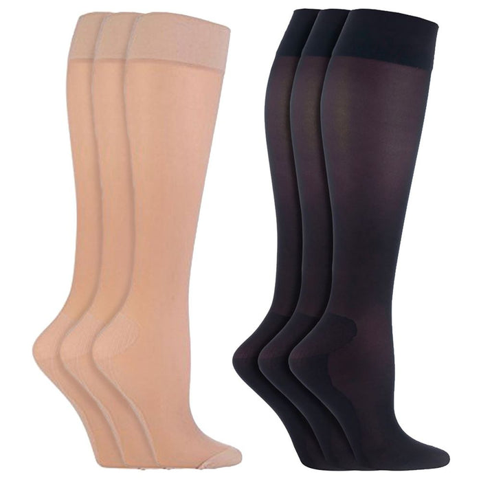 IOMI - Ladies 3 Pack Flight Socks