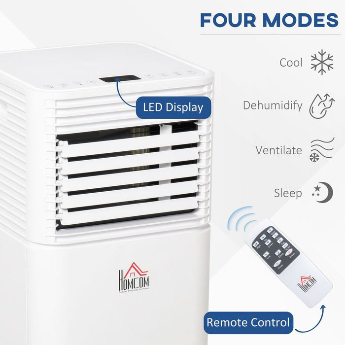 HOMCOM 9000 BTU Portable AC 4 Modes LED Timer - Home Office