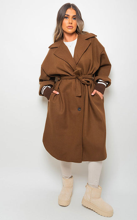 Giana Oversized Belted Trench Coat - Effortless Elegance, All-Weather Versatility!