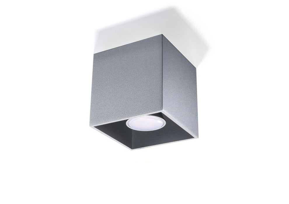 High-quality Quad 1 Grey Ceiling Lamp - Modern Loft Design with LED GU10 for a stylish and well-lit space.