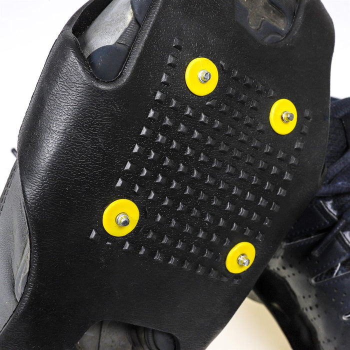 Ice Grippers Non-Slip on Ice & Snow | 6 Metal Spikes | Optimal Traction | S, M, L, XL