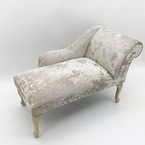 120X46X57CM CREAM MINI CHAISE LONGUE