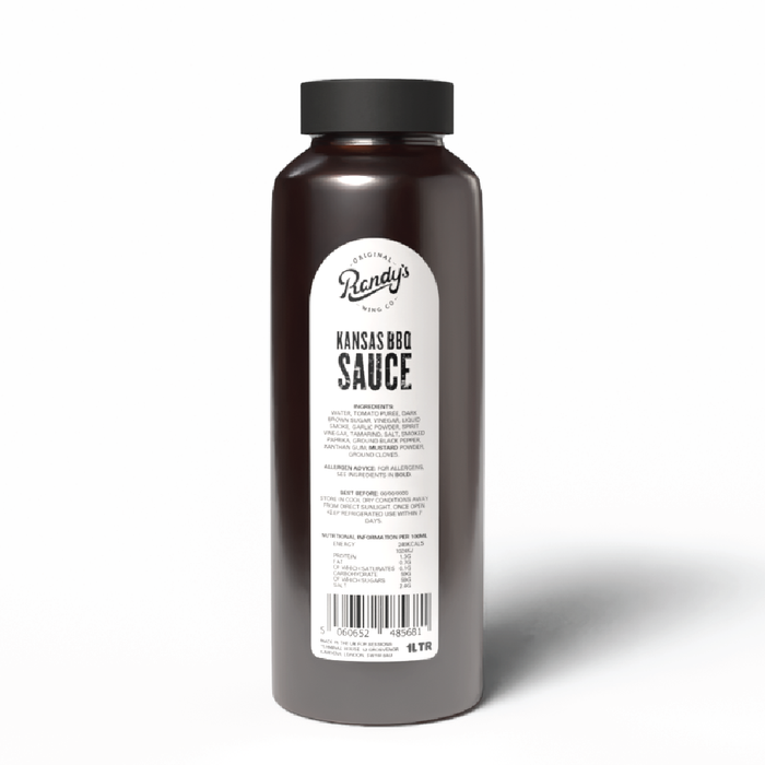 Kansas BBQ  6 x 1ltr Rich Smokey BBQ Sauce