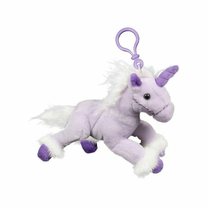 Deluxe 7" Stuffed Unicorn Pendant with Clip - Assorted Colors - Top Quality