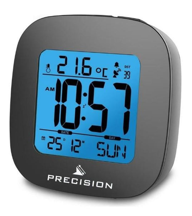 High-Quality Backlit Radio Clock | LCD Display | Alarm | Calendar | Temperature | AP054/PREC0115