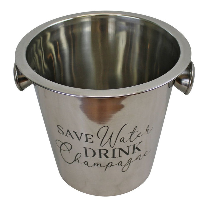 Premium Stainless Steel Champagne Bucket - High-Quality, Stylish Design, Perfect for Celebrations