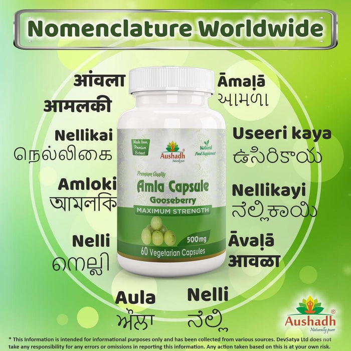 Pure Organic Amla Fruit Capsules