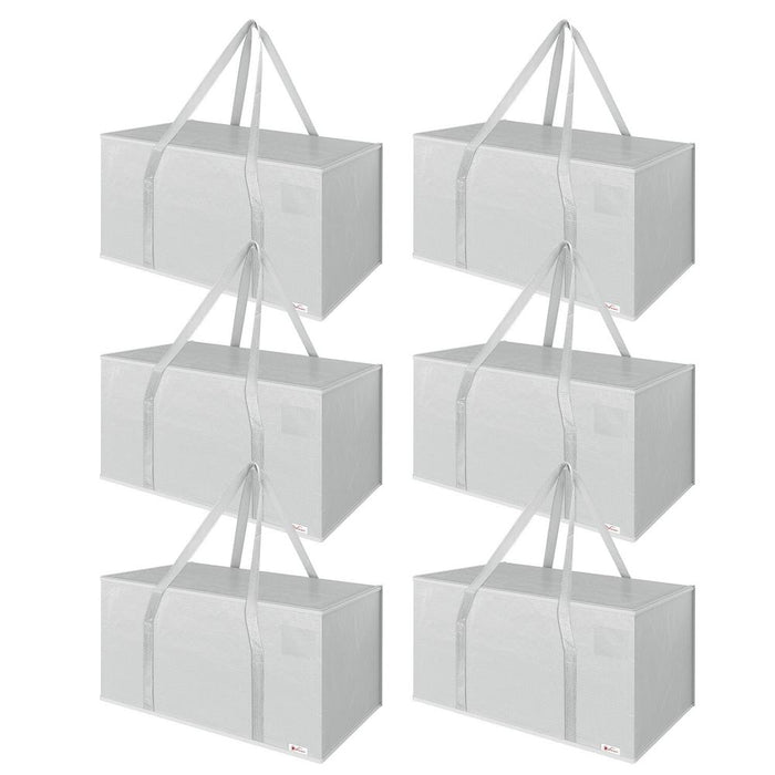 VINSANI 6PK Moving Bags | Large, Strong, and Convenient Storage Solution