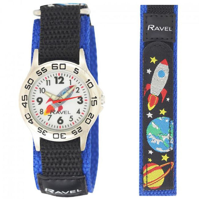 Ravel Children Velcro Nylon Watch Available Multiple Colour & Design R1507