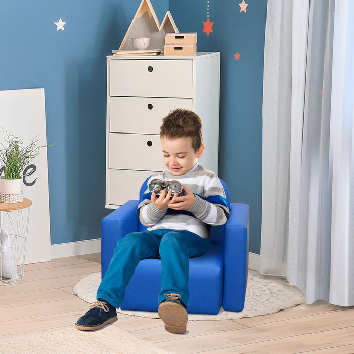 Premium Kids Mini Sofa & Chair Set | 2-in-1 Table & Armchair | Ideal for Girls & Boys | HOMCOM