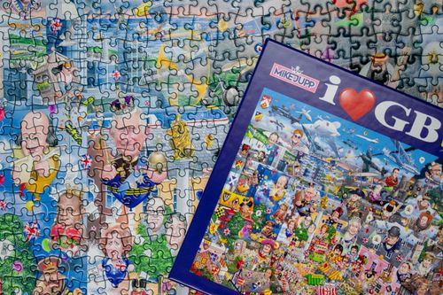 Mike Jupp I Love GB Too! 1000 Piece Jigsaw Puzzle