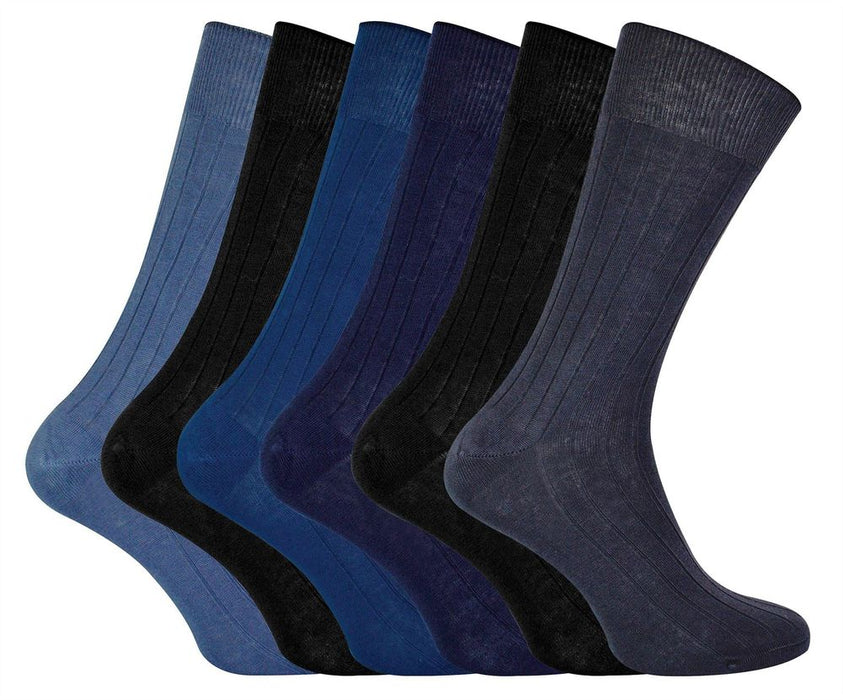 6 Pack 100% Egyptian Cotton Socks