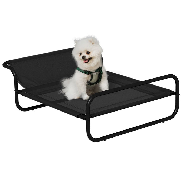 Luxury Raised Dog Bed w/ Slope Headrest, Breathable Mesh, Outdoor Use, Small-Medium Dogs