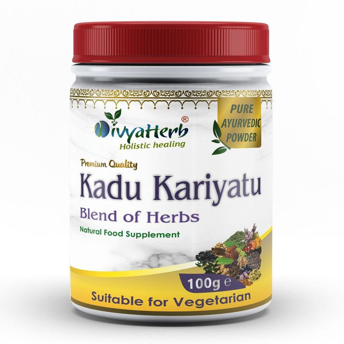 Premium Kadu Kariyatu Powder - Organic Herbal Tonic