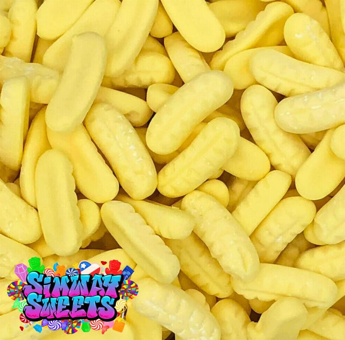 Barratt Mini Foam Bananas Pick N Mix Retro Party Favour