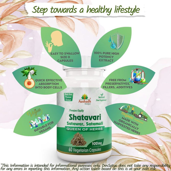 Superior Shatavari Capsule: Highest Quality Female Tonic & Hormonal Balance Support