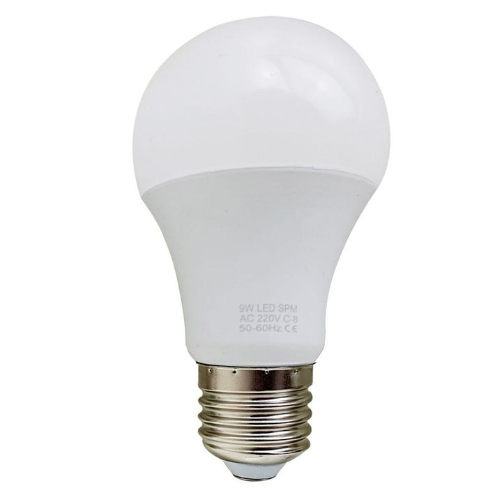 9W E27 Screw LED Light GLS bulbs, Energy Saving Edison  Cool White 6000K non dimmable lights