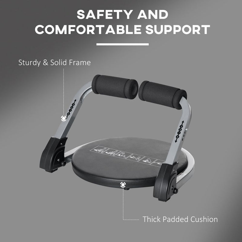 Premium Ab Machine - Ultimate Abs Trainer - Home Gym Equipment - HOMCOM