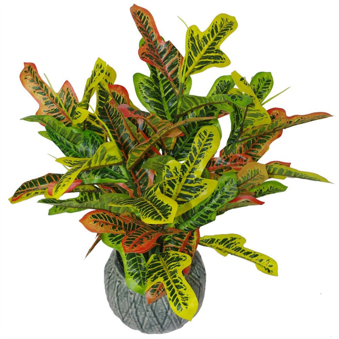 Premium 65cm Multicoloured Artificial Codiaeum House Plant