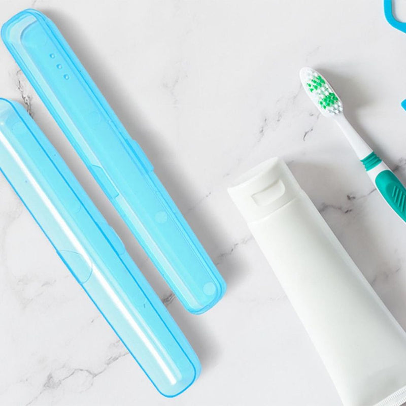 Edco Light And Portable Plastic Assorted Colour Toothbrush Travel Holder