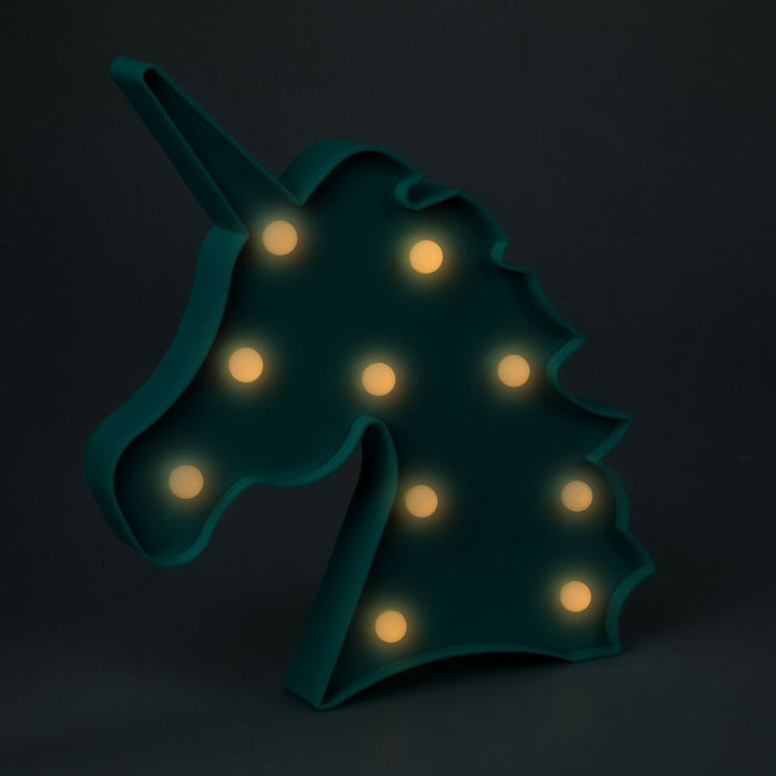 Enchanting Children's LED Light Unicorn - Battery Powered Wall/Table Decoration - Perfect for Any Occasion