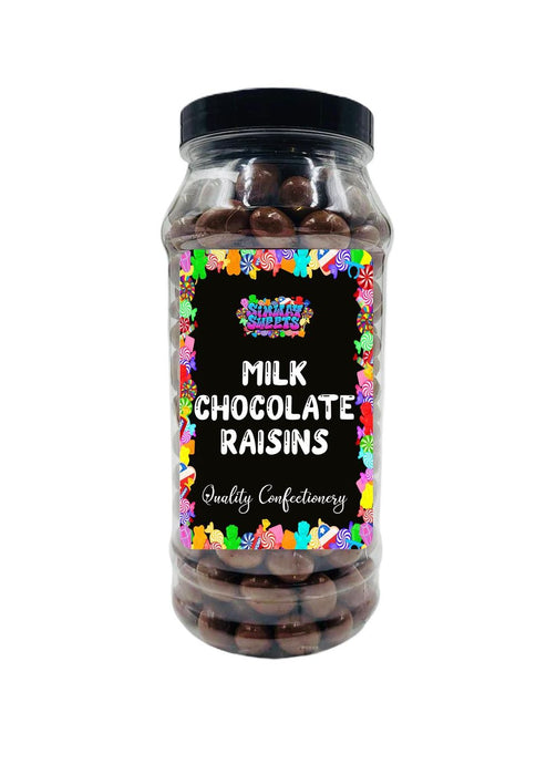 Milk Chocolate Raisins | Retro Sweets Jar | High-Quality | Fast Delivery