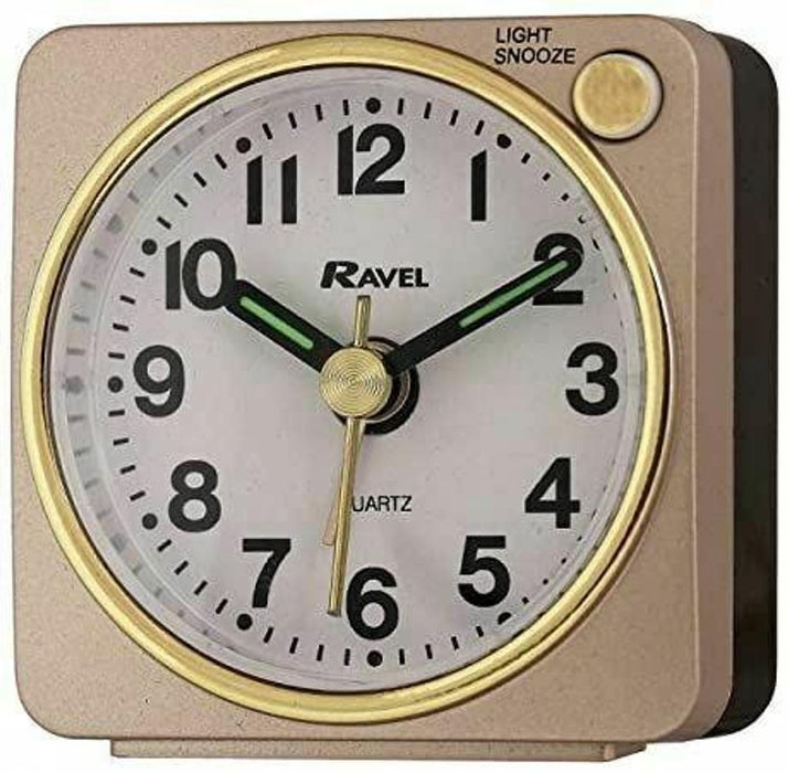 Ravel Mini Gold Alarm Clock RC018.2