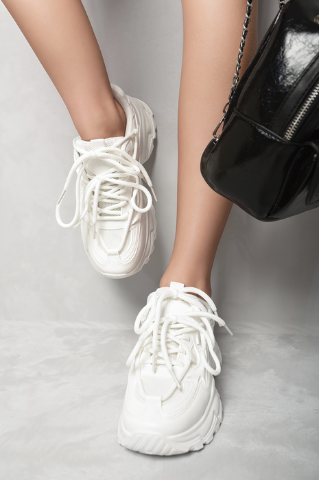 Lace-Up Front Chunky Trainers - Bold Design, Comfortable Fit, Premium Quality. A Must-Have for Statement-Makers!