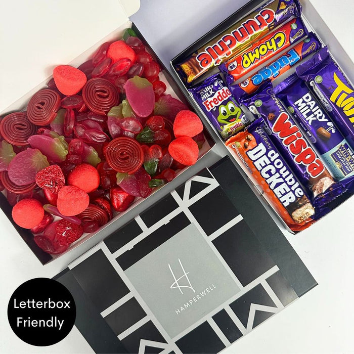 Red Sweets Letterbox Gift Hamper