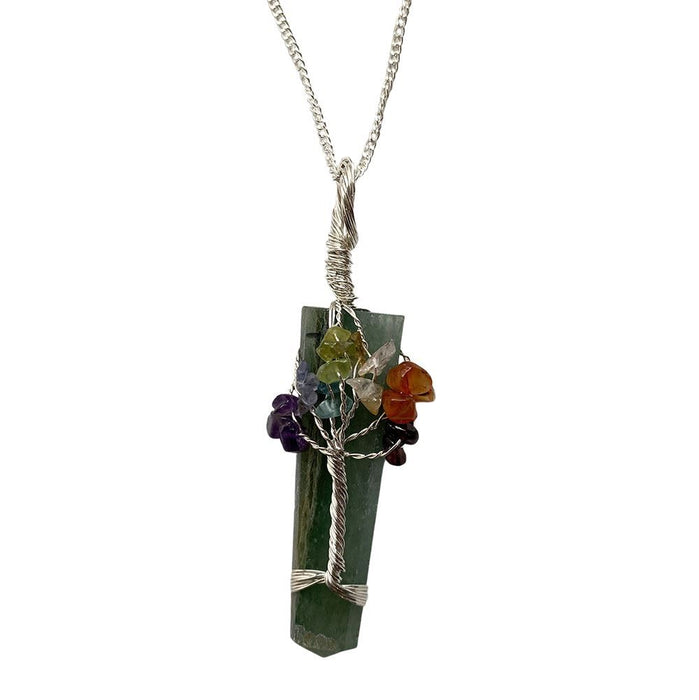 Handmade Tree of Life 7 Chakra Pendant