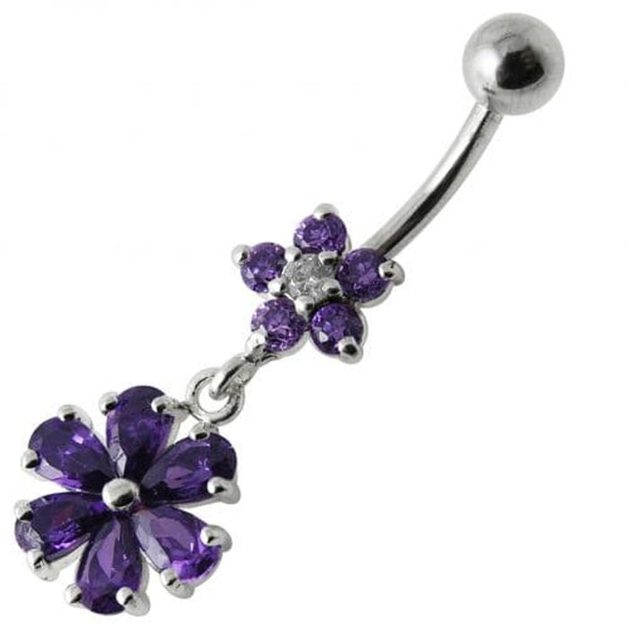 Fancy  Wheel Dangling Belly Ring Body jewelry