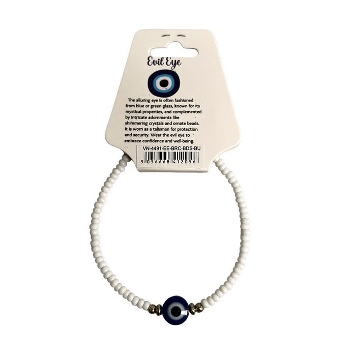 Authentic Evil Eye Bracelet: Gold Beads, Ultimate Protection & Luck (JIT)