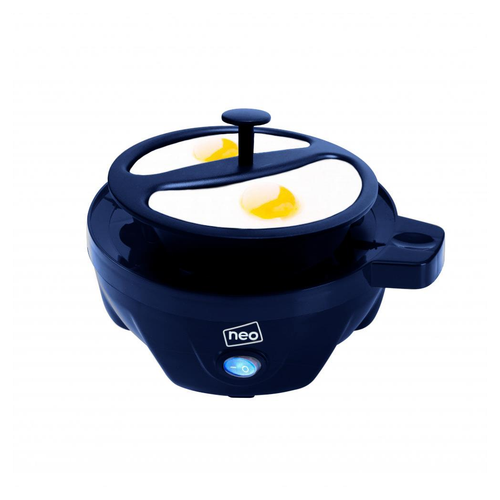 Neo Blue and Copper Electric Egg Boiler Poacher and Steamer