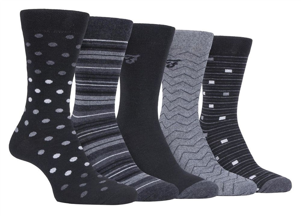 5 Pack Farah Classic Patterned Socks  - FCS273