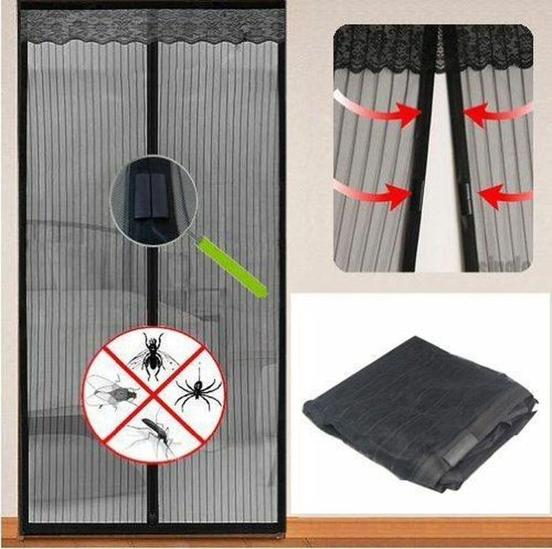 Vinsani Door Mesh - Bug-Free Solution for Open Spaces - Easy Assembly - Fits Single & Sliding Doors - UV Resistant