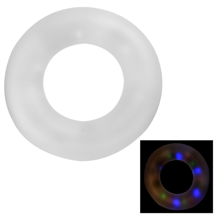 Jilong LED Light Swim Ring 90cm Diameter - Illuminate Your Swim Time with Vibrant Colors - Battery Operated - Perfect for Night-Time Swimming and Pool Parties