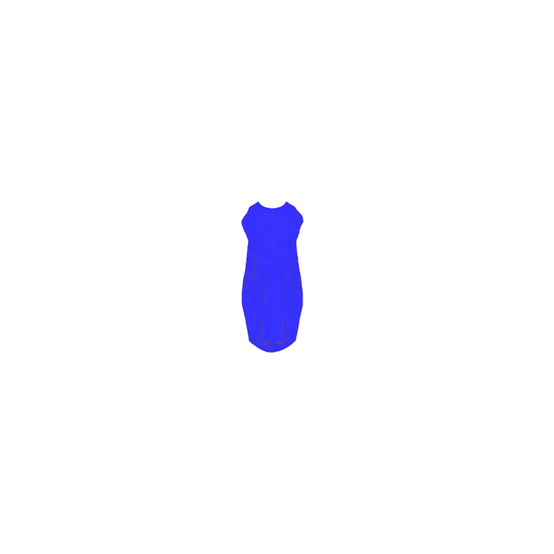 Ladies Short Sleeve Italian Legen Look pocket Baggy Dress