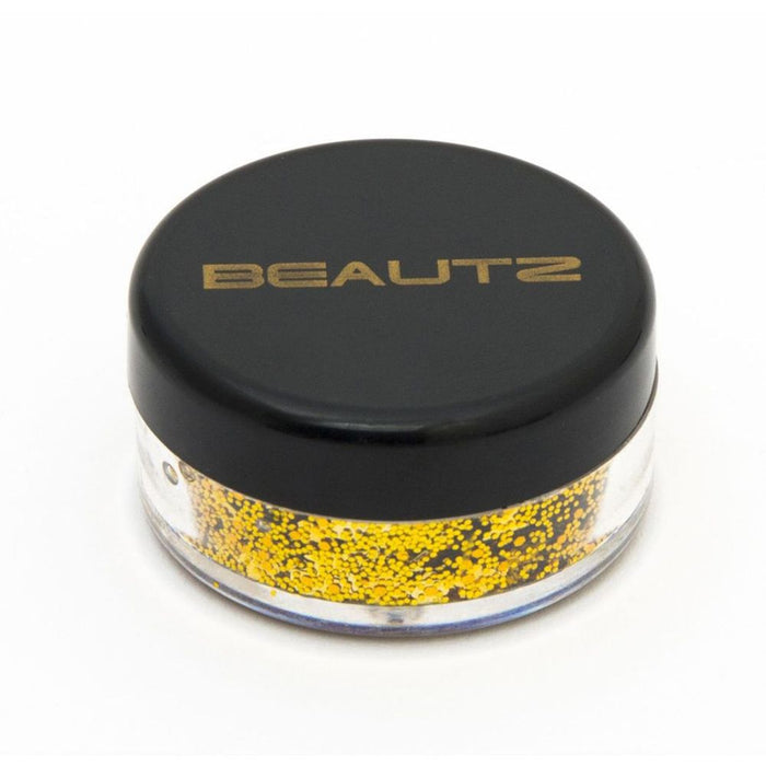 Beautz Chunky Glitter 10ml Pot - 5 Varieties, 5g of Cosmetic Glit[Gold]