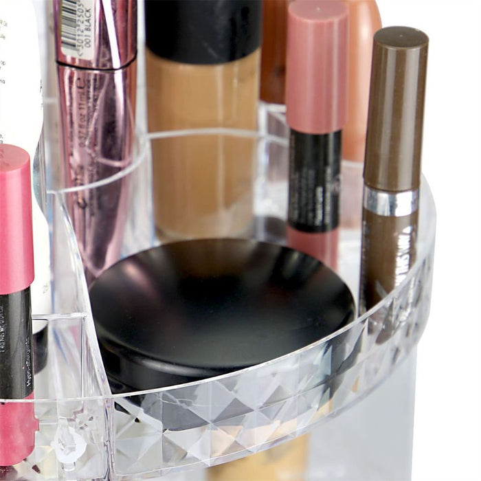 360° Rotating Makeup Organiser | Stylish & Durable Cosmetic Storage