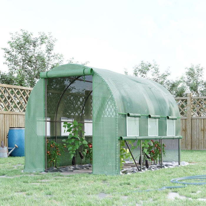 Premium Outdoor Greenhouse: UV-Protected, Great Ventilation, Easy Access - Grow Your Garden!