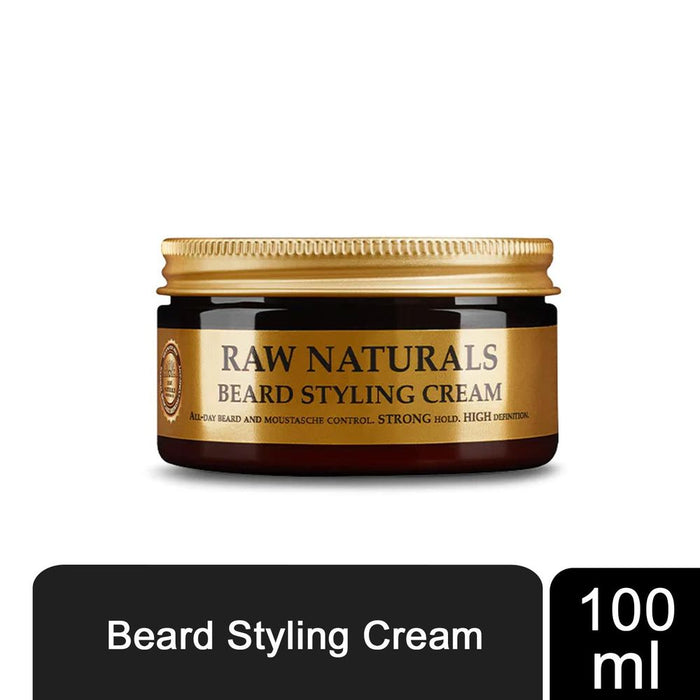 Raw Naturals Beard Styling Cream - All Day Control, 100ml