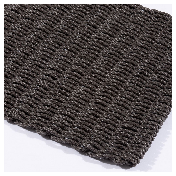 Premium Braided Polypropylene 45x75cm Slate Doormat - Best Quality, Durable, Stylish