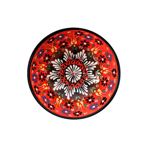 Handmade Ceramic Bowl Mexican Red 15cm