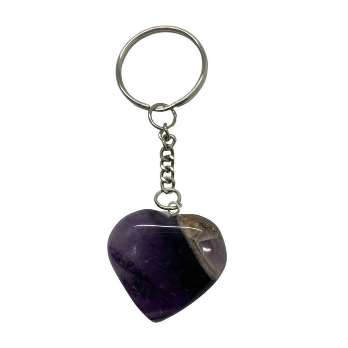 Crystal Heart Keychain, 10x3cm