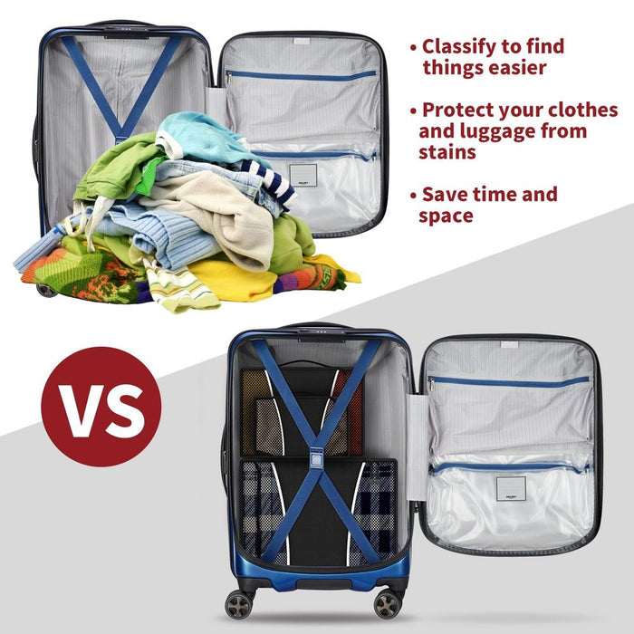 VINSANI 3PK Packing Cubes - Travel Organizer Set, Lightweight & Durable