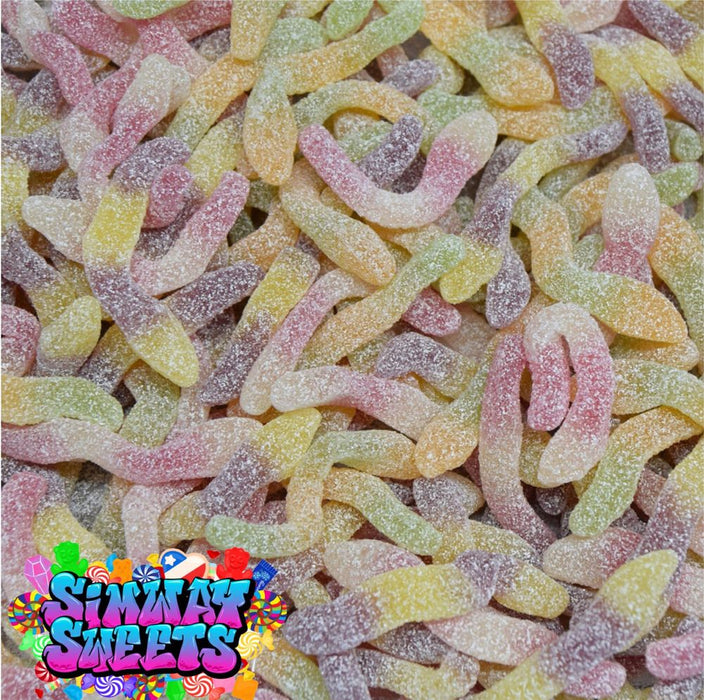 Premium Fizzy Snakes Sour Retro Sweets in Gift Jar