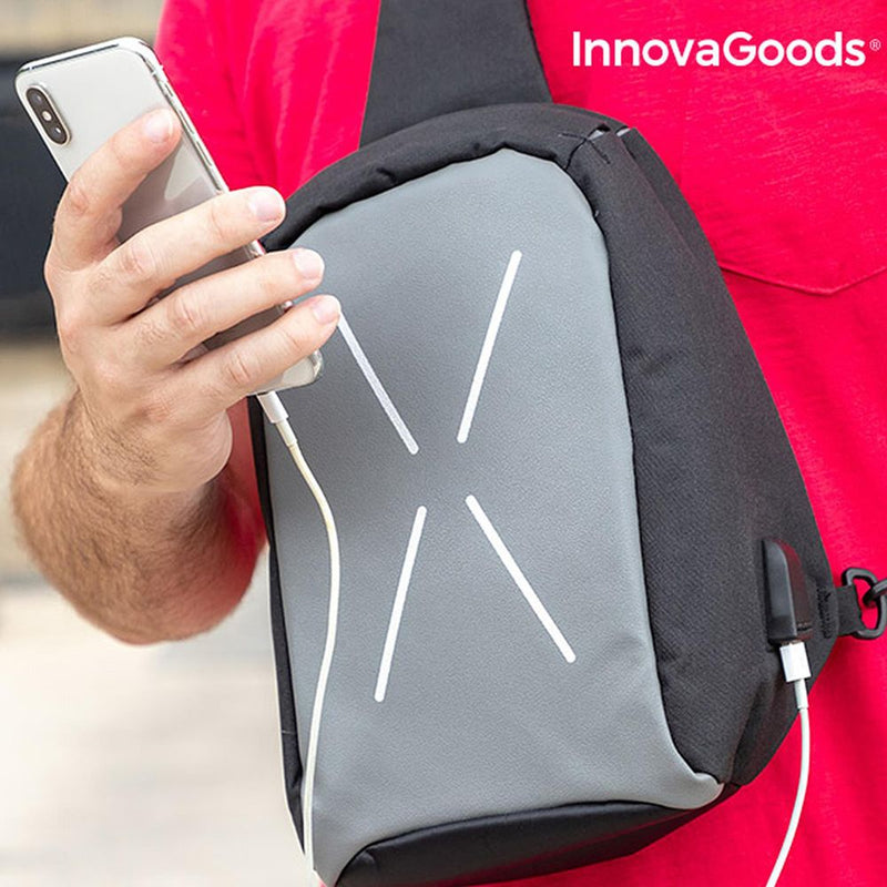 Waterproof Anti-Theft Cross-Over Backpack | Unisex Sling for School & Gym